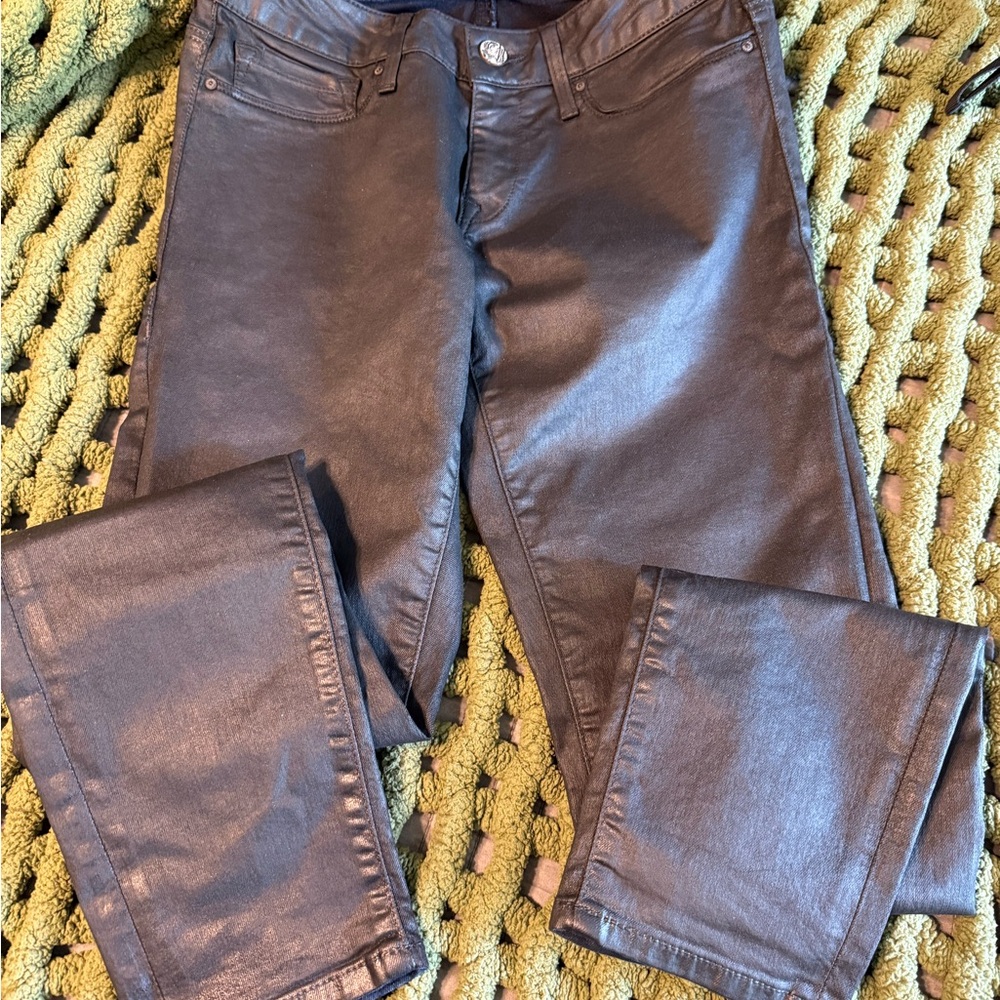 Mavi Alexa Ankle Jeans in Black Size 26